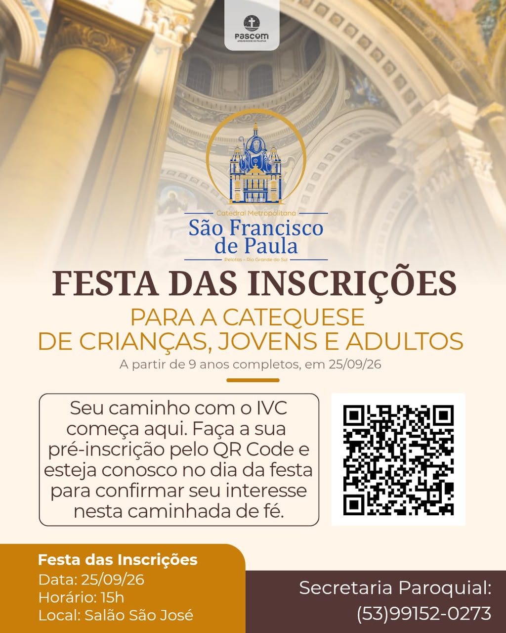 Inscrições para o IVC 2026